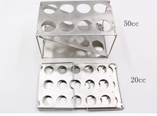 2 pcs 20cc and 50cc foldable autoclavable syringe racks display racks