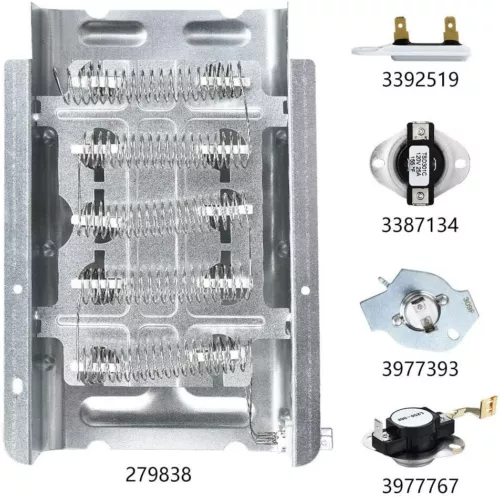 279838 Whirlpool Dryer Element 3977767 / 3977393 / 3392519 / 3387134 (Not OEM)