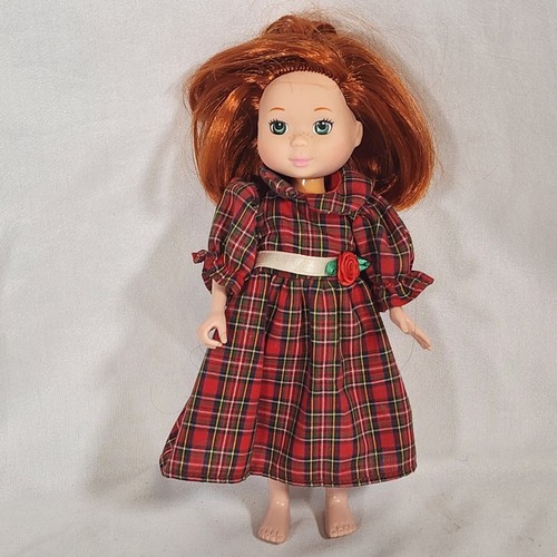 Vintage 1998 Madeline & Friends MADELINE 8,5" set vestito bambola posabile cappello vestito