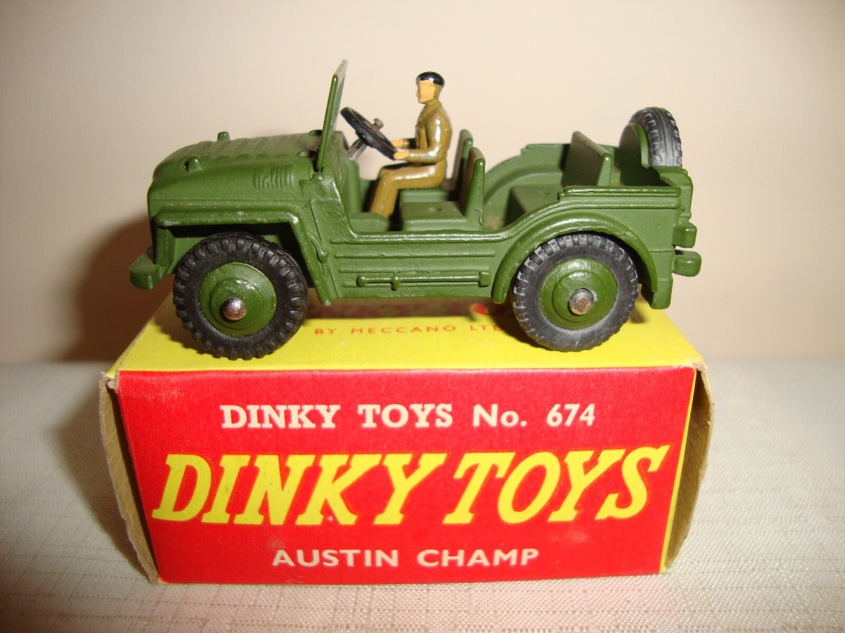 DINKY TOYS 674 AUSTIN CHAMP - NR MINT in original BOX | eBay UK
