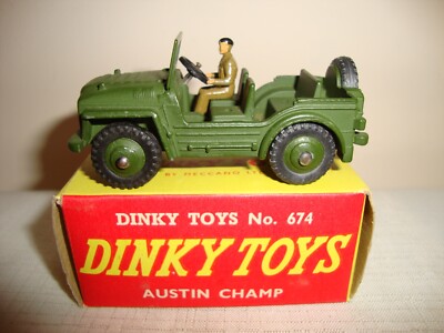 DINKY TOYS 674 AUSTIN CHAMP - NR MINT in original BOX | eBay UK