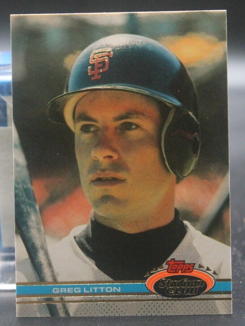 Greg Litton (Giants) - 1991 Topps Stadium Club #45