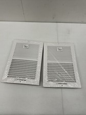 12 x 8 White Two-Way Steel Sidewall/Ceiling R...