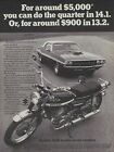 1970 Suzuki T-500 Iii Titan Motorcycle Vintage Magazine Ad Dodge Challenger R/T