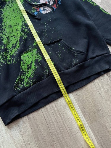 Ed Hardy Zip Hoodie schwarz bedruckt Gr. XXL - Bild 10 von 15