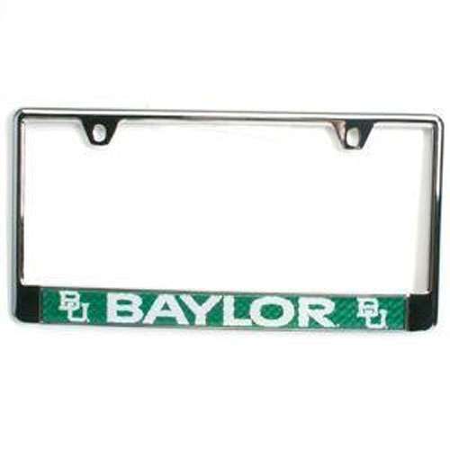 Baylor Bears Metal License Plate Frame w/Domed Insert - Picture 1 of 1