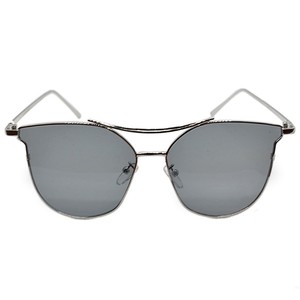 wire frame cat eye sunglasses