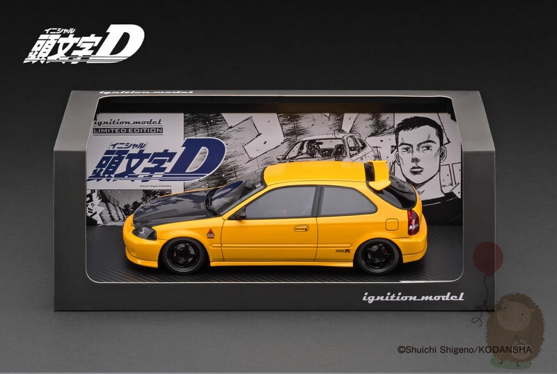 イグニッションモデル 1/18 頭文字D ホンダシビック(EK9) 頭文字D タイプR EK9 シビック ホンダ 1/18 イグニッションモデル タイプR ミニカー