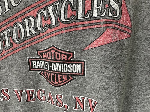 Vintage Las Vegas Harley-Davidson T-Shirt XL Heather Gray Classic Motorcycles Biker - Bild 11 von 17