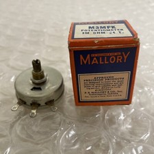 Vintage MALLORY M3MPK Potentiometer MADE IN USA