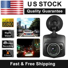 2024 Full HD 1080P Dash Cam Car DVR Front or Rear Camera Night Vision G-sensor