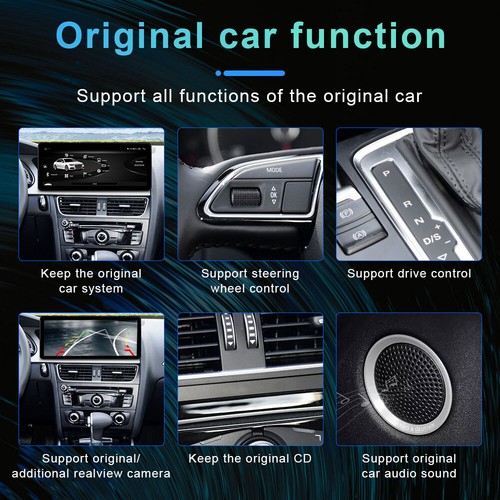 12.3'' Android Car GPS 2G+32G WiFi BT Wireless Carplay For Audi A4 A4L 2009-2016 - Picture 6 of 12