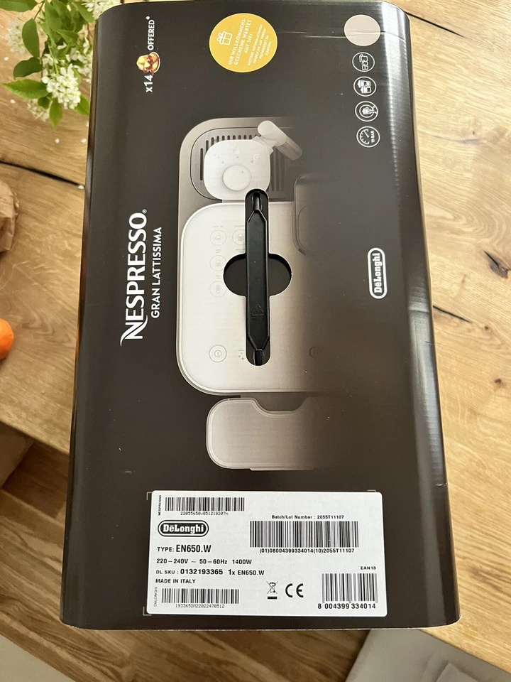 Nespresso Gran Lattissima Weiss Neu, Verpackt - Bild 4 von 4