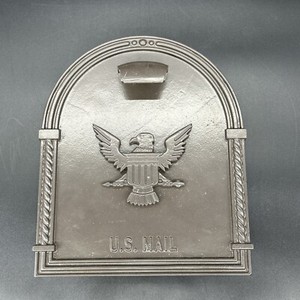 Cast Iron U.S. Mail Mailbox Door Brown Eagle Large 12"