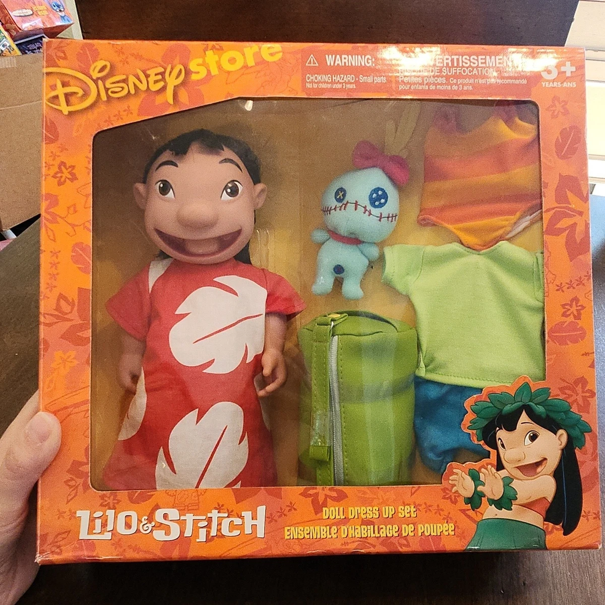Disney Store LILO STITCH with Scrump Doll Dress Up Figure Play