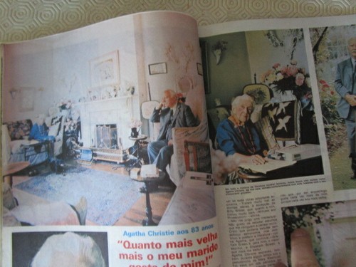 A PORTUGUESE  MAGAZINE YEAR 1974 AGATHA CHRISTIE URSULA ANDRESS NO US SHIPPING - Picture 7 of 10