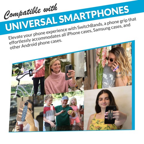 Universal Phone Grip Straps for Secure Handling | Reversible - 第 26/75 張圖片
