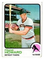 1973 Topps Baseball set HIGH #560 Frank Howard EX Detroit Tigers Free Shipping