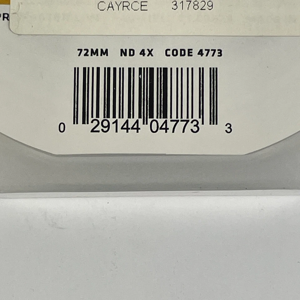 Promaster (4773) 72 mm ND 4X Filter New In Sealed Package - Image 3 of 3