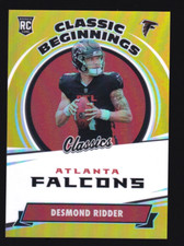 2022 Panini Classics DESMOND RIDDER #CB-2 Rc 🔥 Classic Beginnings Gold /99