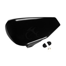 Left Battery Side Cover Black Fit For Harley-Davidson Sportster models 2004-2013