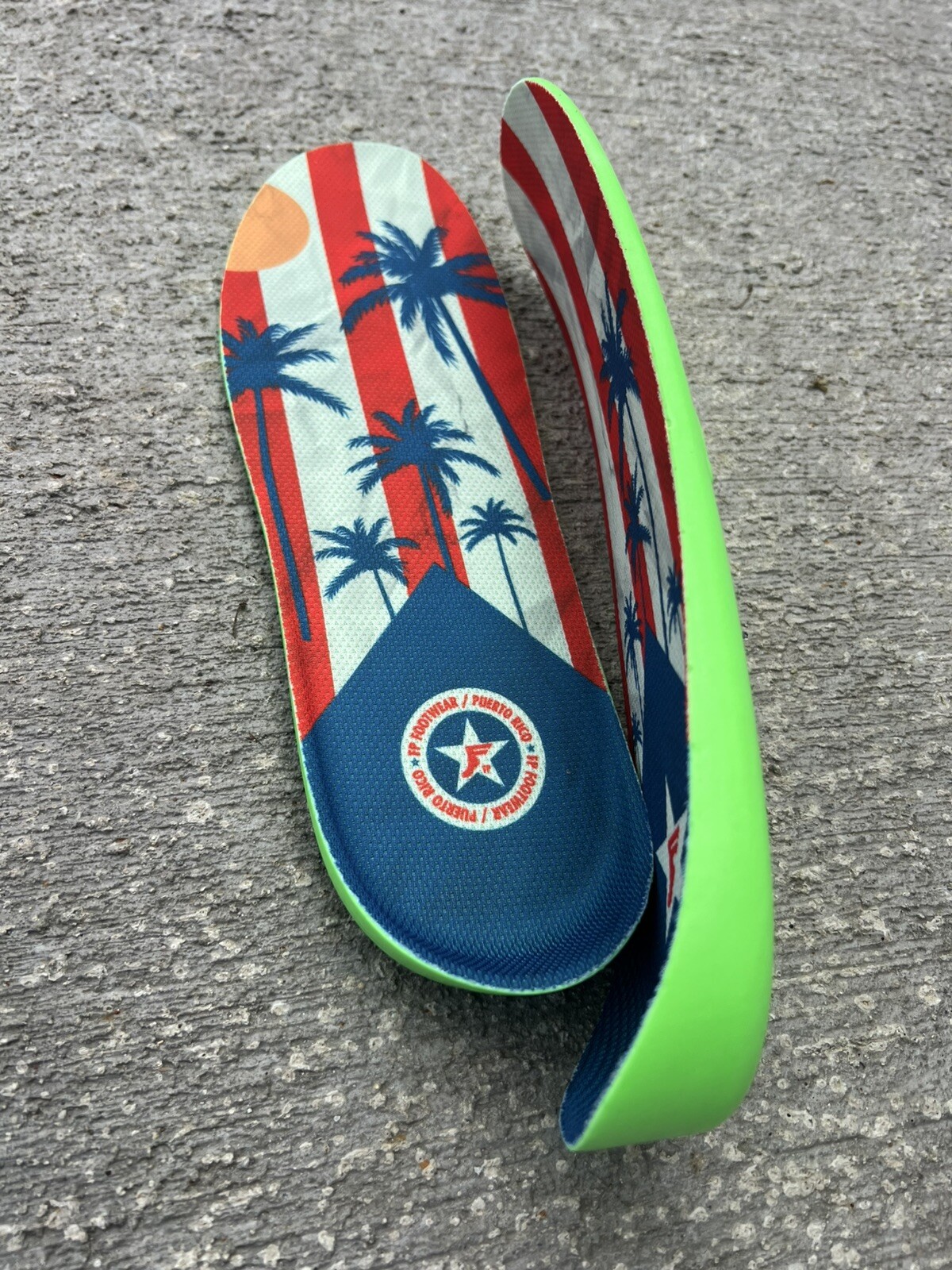 Footprint Insoles X Puerto Rico Kingfoam Elite High (Size 5/10.5) Limited
