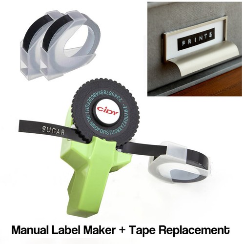 Handheld Embossing Label Maker Letter 