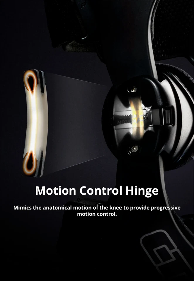 Ossur CTI Mission 护膝适用于 ACL、MCL、LCL、PCL 或组合不稳定 — 第 3/4 张图片