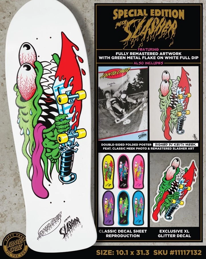 Santa Cruz Keith Meek Slasher Deck - Thumbnail 4