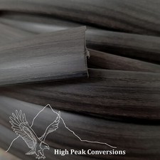 VOLCANIC BLACK T TRIM EDGING SINGLE LIPPED FOR 15MM FURNITURE BOARD 10 METERS