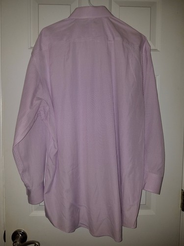 VINEYARD VINES Men's Pink Check Long Sleeve Button Down Shirt 17 1/2 34 - Picture 5 of 8