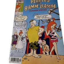 Pebbles And Bam Bam  Commic Book Vintage Hard To Find #1