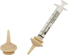 THE MIRACLE NIPPLE for Pets, Original Pkg/2 with Miracle Brand Oring Syringe...