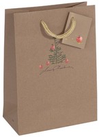 "Sigel Weihnachts-GeschenktüTe \"Christmas With Apples\" Groß"