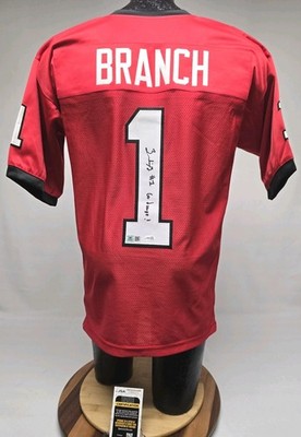 Zachariah Branch Signed Jersey Georgia Bulldogs UGA Insc JSA