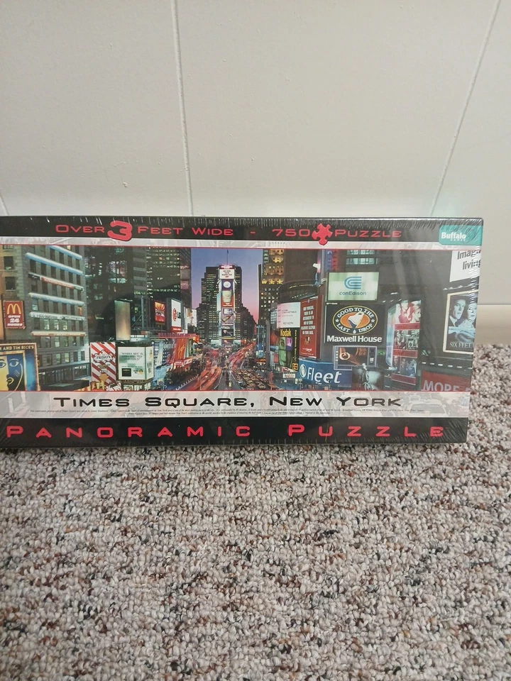 Panoramic Puzzle Times Square, New York (750 Piece) 3 Feet Wide NIB Sealed - Image 2 of 4