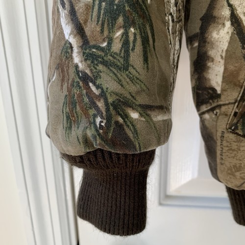 Youth Small Redhead Bass Pro Shop Real Tree Camo Hooded Zip Up LinedJacket - Picture 5 of 16