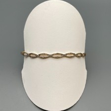 ART DECO ARMBAND MIT 117 DIAMANTEN  750/-GELBGOLD WERT 3998,-€