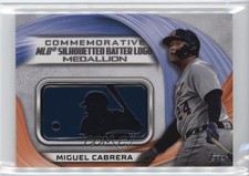 2022 Topps Series 1 MLB Logo Medallion Commemorative Relics Miguel Cabrera 07ke