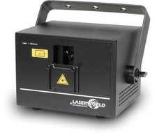 Laserworld CUBE 1.5 Showlaser RGB 1.5W batteria controllo app DMX Sound-to-Light