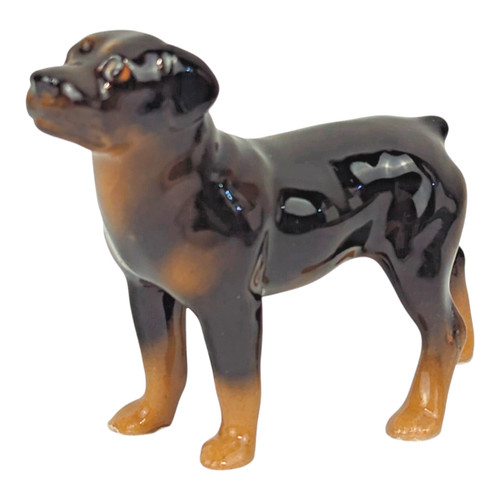 Vtg 1995 Hagen Renaker Rottweiler Mini Porcelain Dog Figurine Miniature #03138