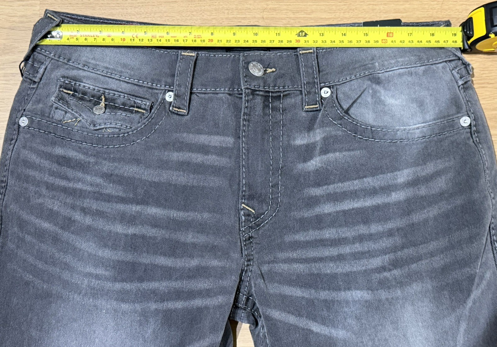Brand New Men’s True Religion Jeans. Ricky Straight Leg. Waist 36-37. RRP £179 image 4