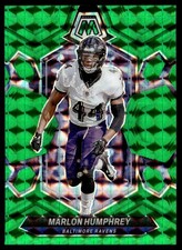 2024 Panini Mosaic Green Prizm Marlon Humphrey Baltimore Ravens #20