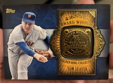 2012 Topps Update Award Winners Golden Ring Collection Tom Seaver HOF Mets