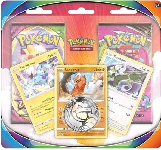 Original Pokemon Thundurus Tornadus Landorus Trading Card Game