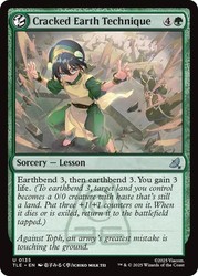 Cracked Earth Technique 135 Avatar: The Last Airbender: Eternal-Legal MTG