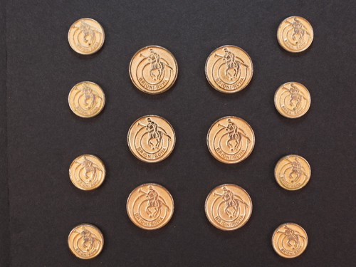 BRIONI Rare Vintage Blazer Replacement Buttons Full Set Metal