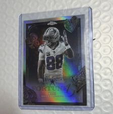 Topps 2025 Chrome CeeDee Lamb #F15-9 Fortune Refractor Insert Dallas Cowboys