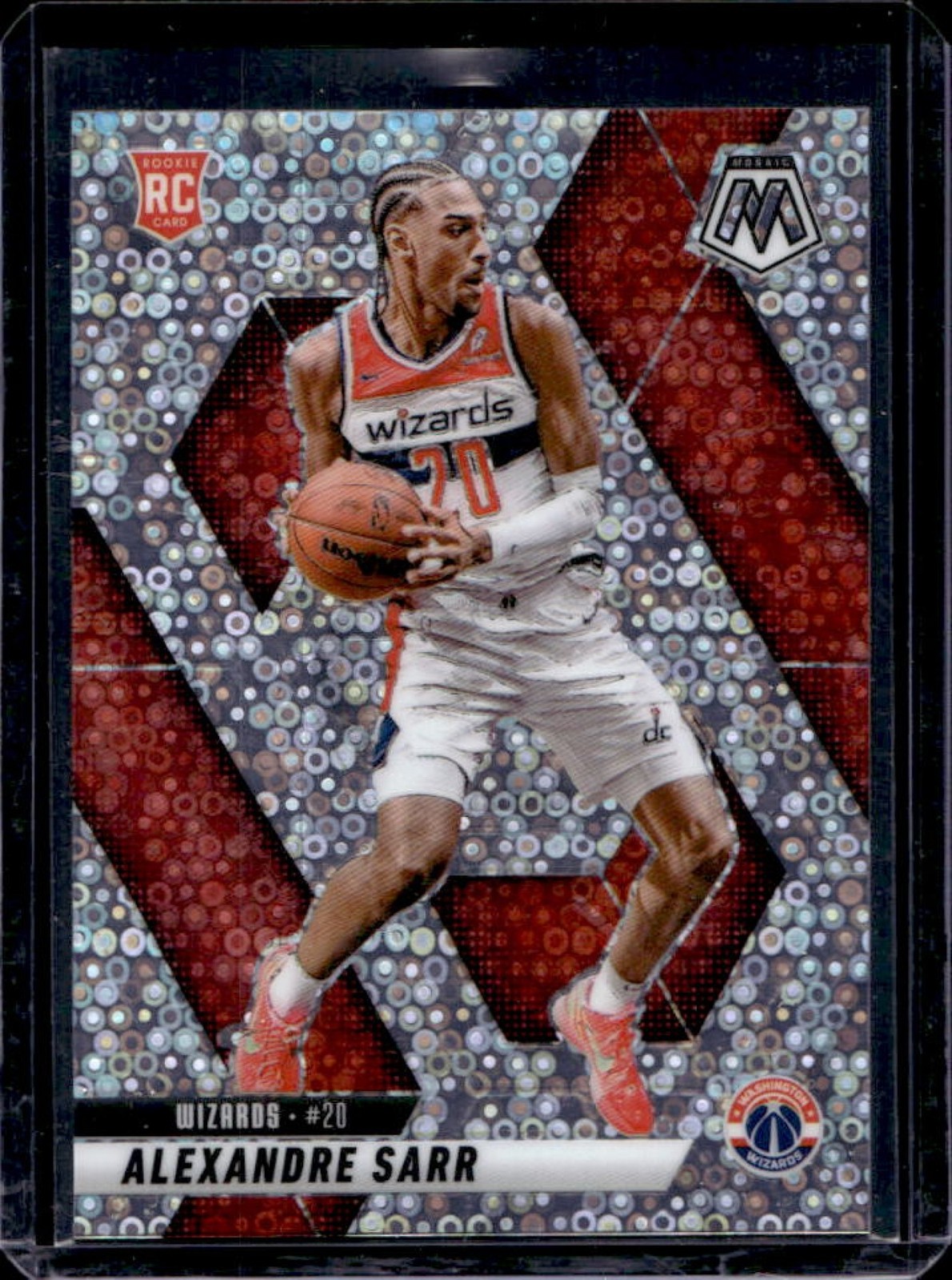 2024-25 Mosaic Alexandre Sarr RC Fast Break Silver #216 Wizards