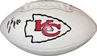 Kansas City Chiefs Charles Omenihu Signed Logo Football JSA Certified